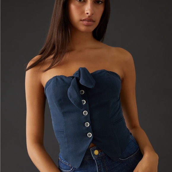 Anthropologie Tops - Anthropologie | Maeve Strapless Tube Top